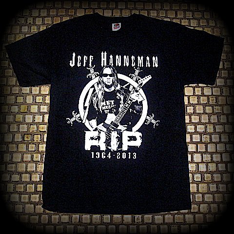 Slayer / Jeff Hanneman - Tribute R.I.P - T-Shirt